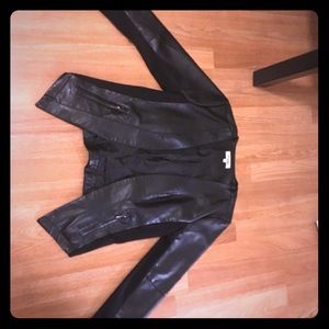 I am selling a size large leather jacket.
